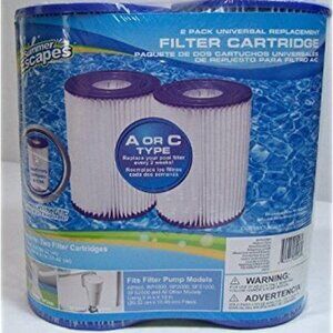 Summer Escapes A/C Pool Filter Twin Pack